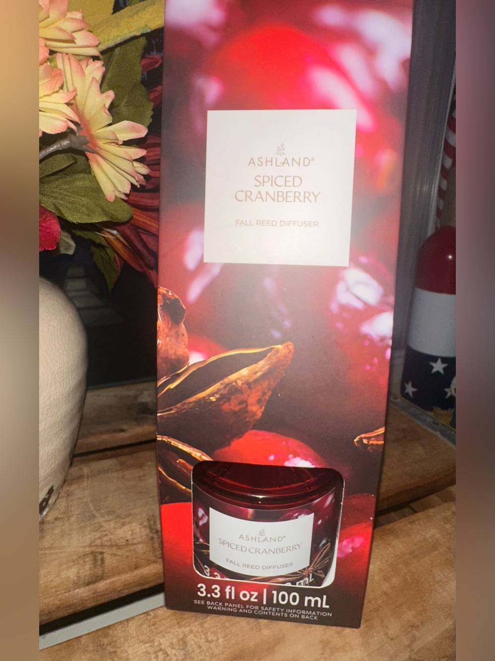 Ashland Spiced Cranberry Reed Diffuser - New - Picture 4 of 6